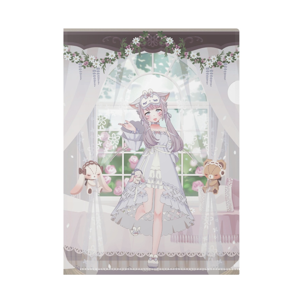 【三毛ねこ】12月記念日グッズ-クリアファイル[1216]