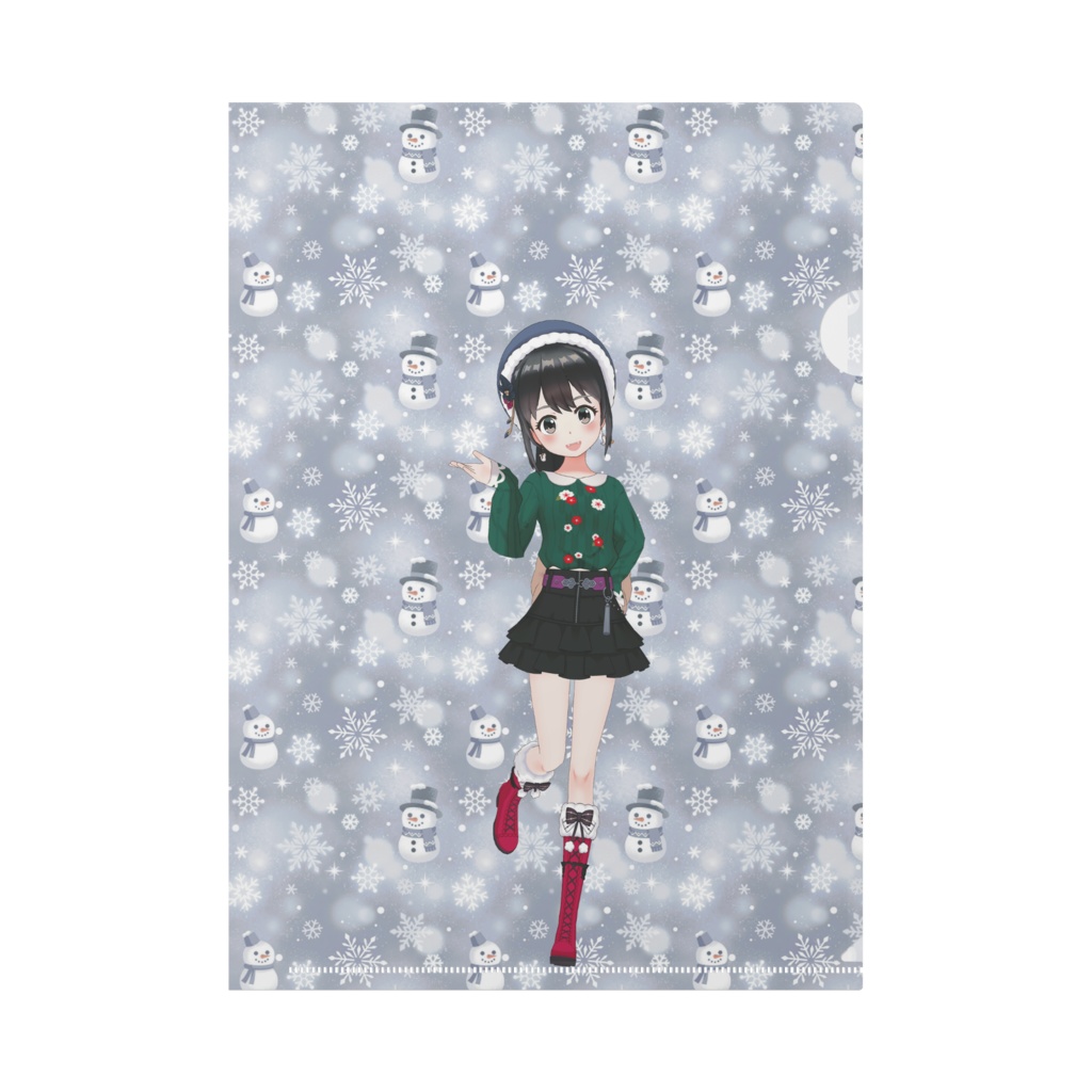 【優空（ゆあ）】12月記念日グッズ-クリアファイル[1221]