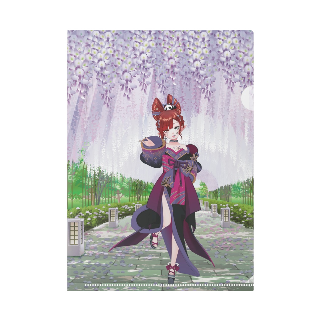 【冴雅須 楽】12月記念日グッズ-クリアファイル[1223]