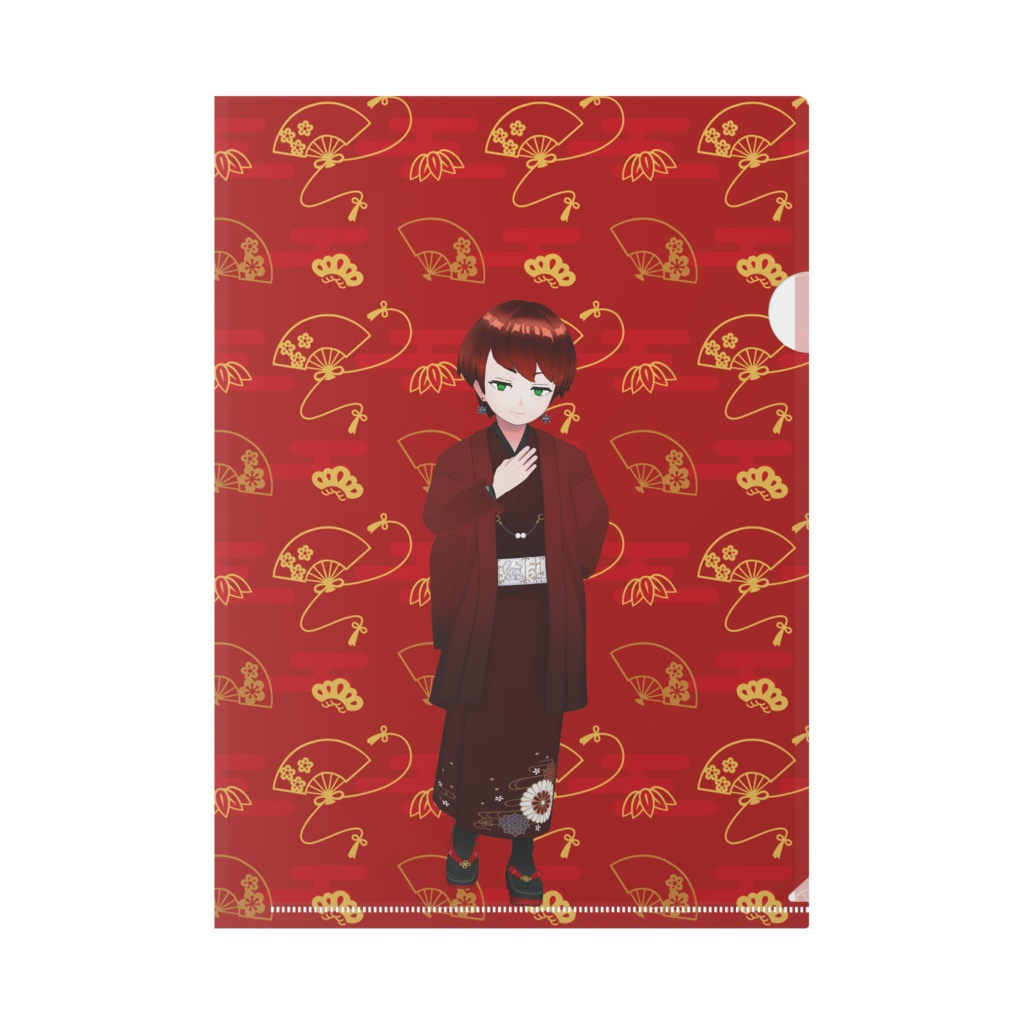 【十露 沙紋】12月記念日グッズ-クリアファイル[1230]