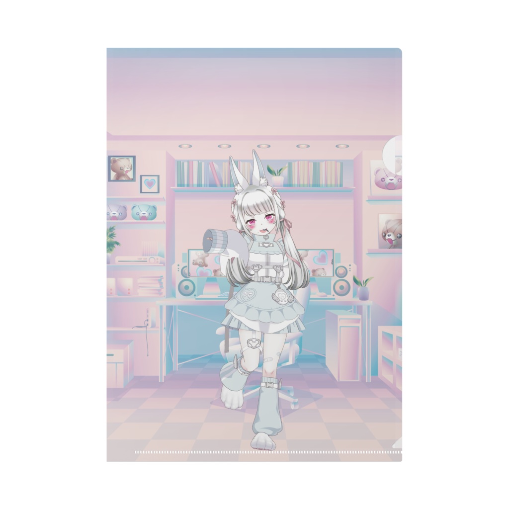 【卯月 桜兎】12月記念日グッズ-クリアファイル[1201]