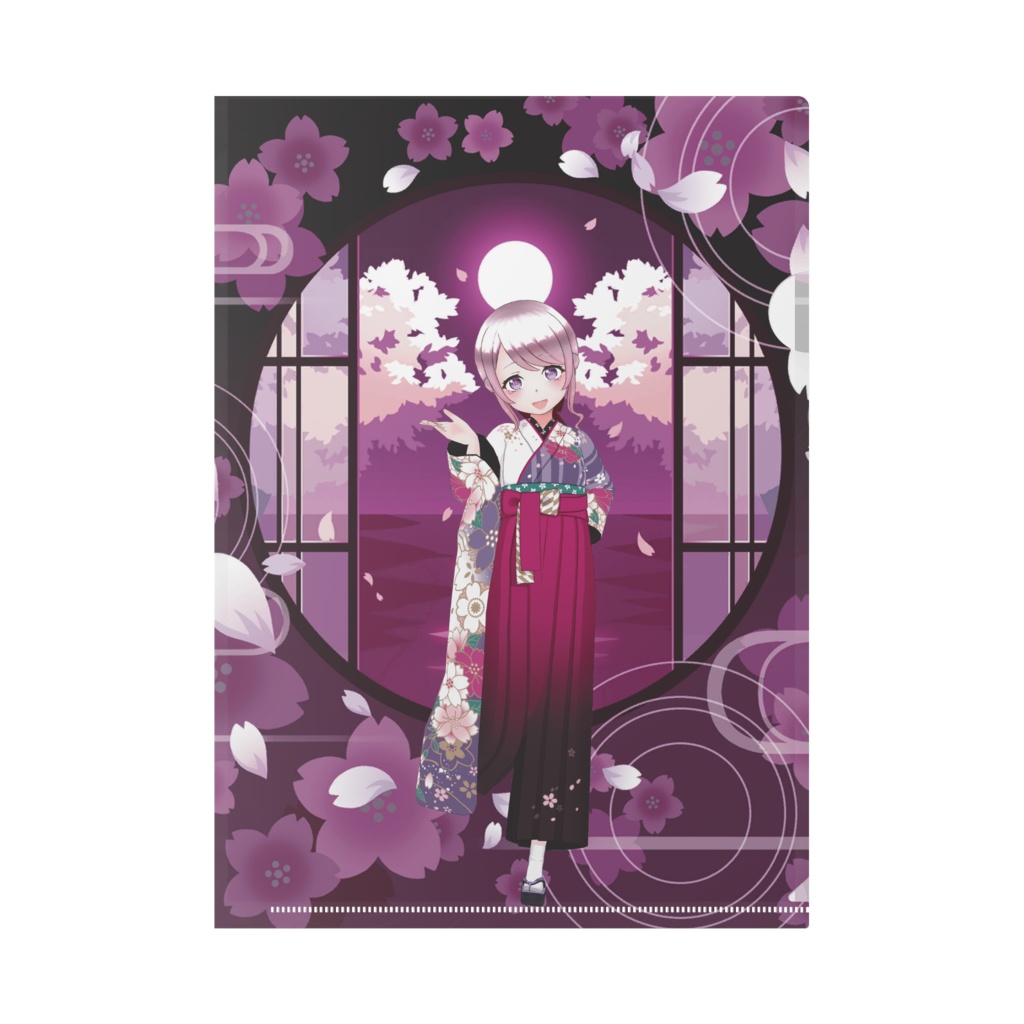 【咲良 結月】12月記念日グッズ-クリアファイル[1221]