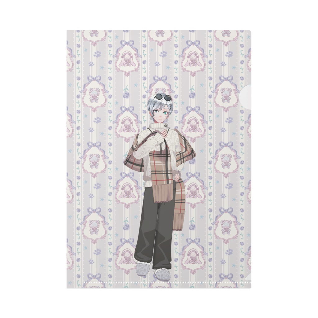 【夕星コウヤ】12月記念日グッズ-クリアファイル[1220]