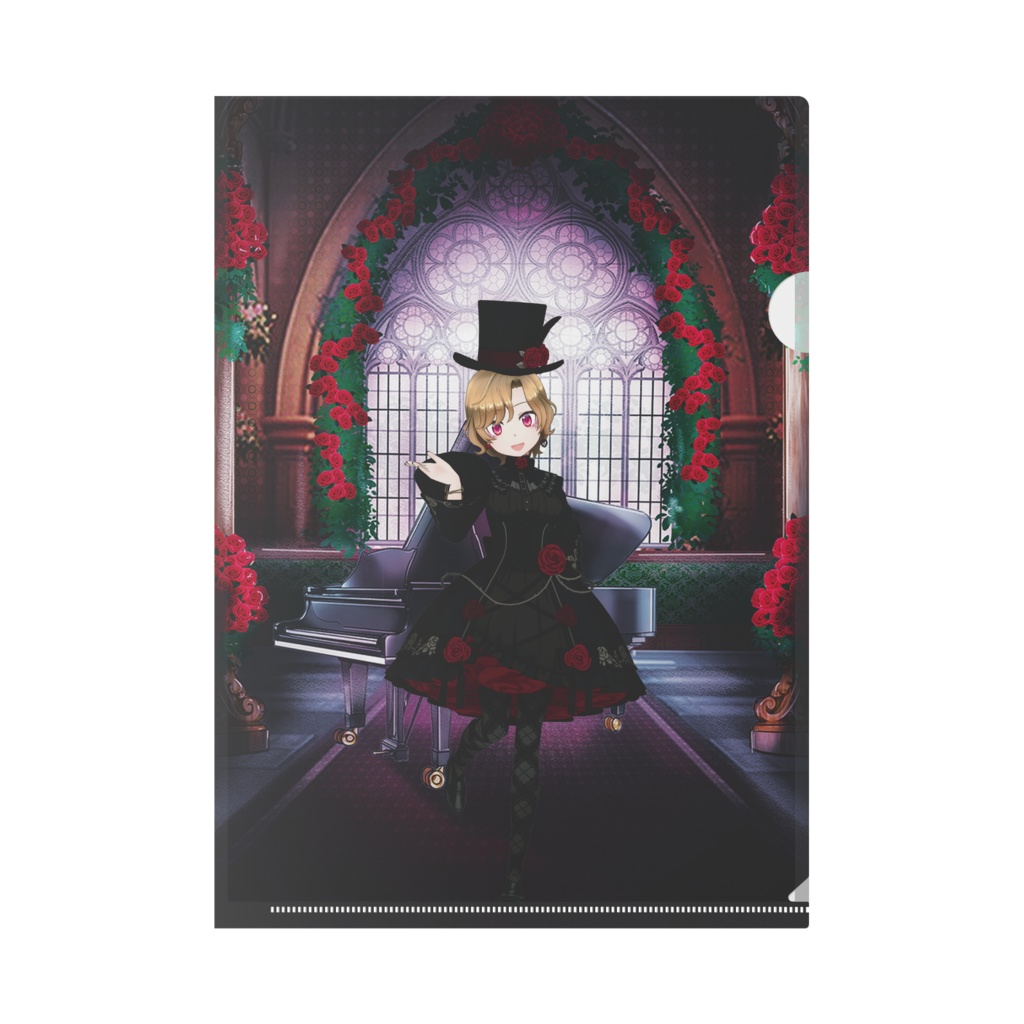 【夕凪彩羽】12月記念日グッズ-クリアファイル[1203]