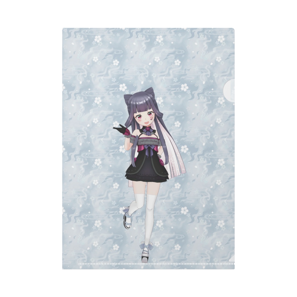 【夜月ゆん】12月記念日グッズ-クリアファイル[1201]