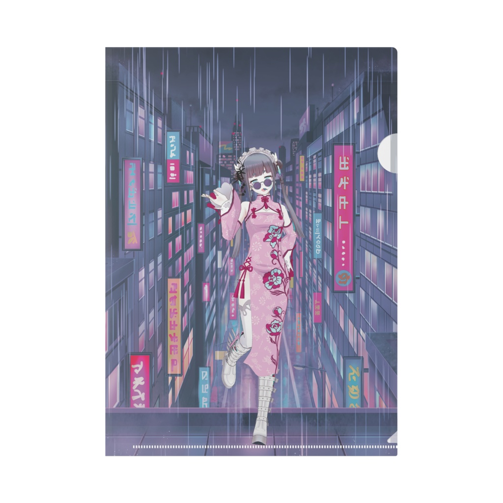 【夜毎海-umi】12月記念日グッズ-クリアファイル[1215]