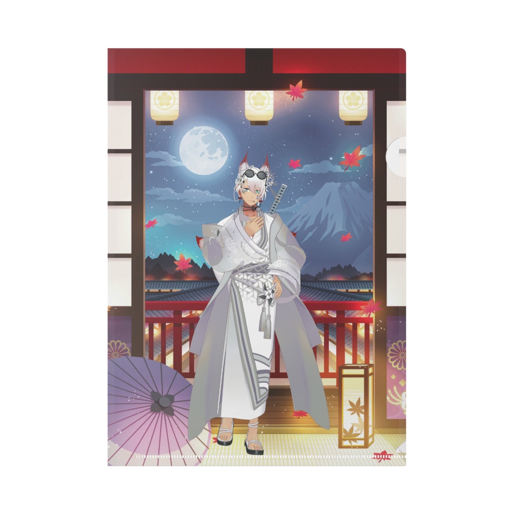 【夜狐神トト】12月記念日グッズ-クリアファイル[1231]