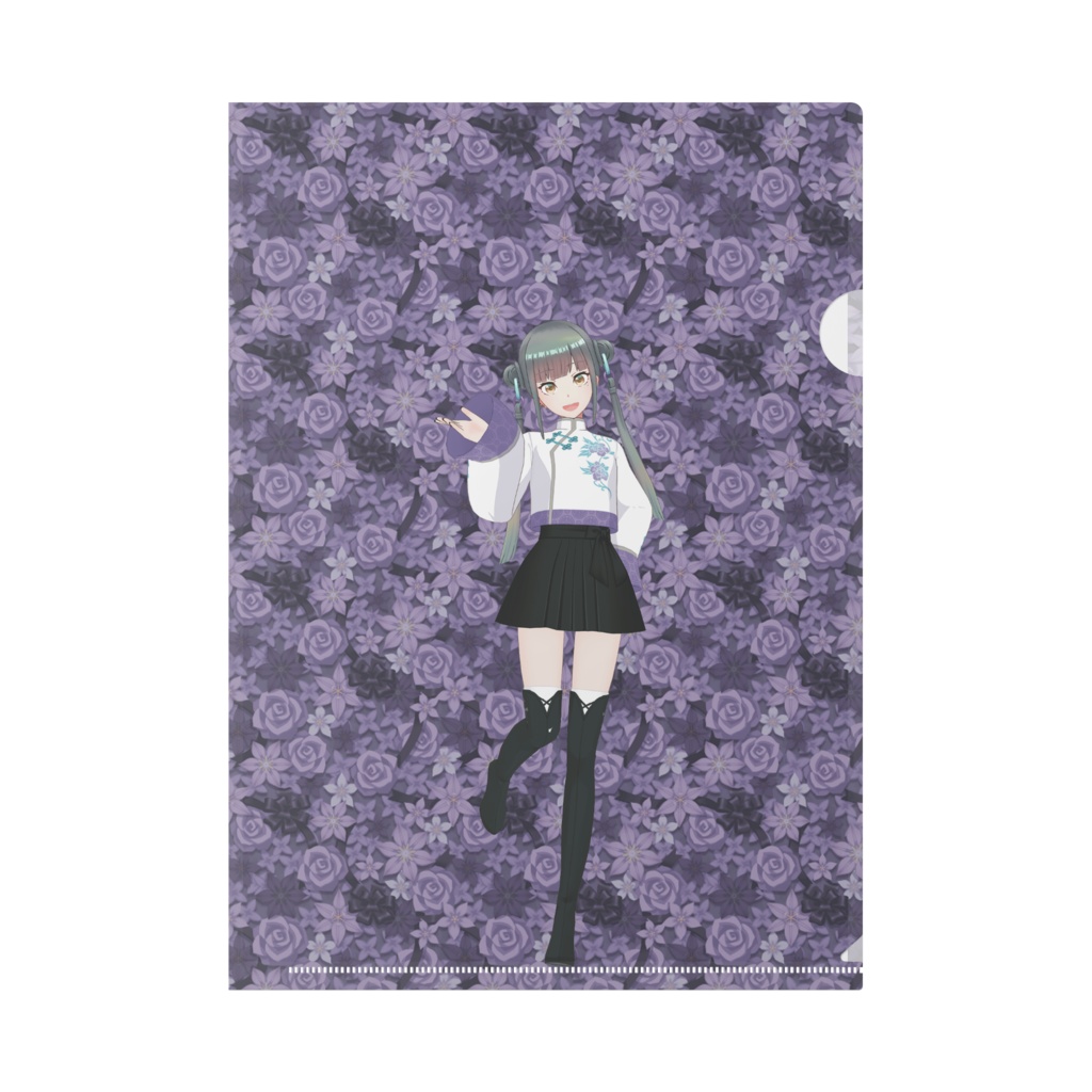 【夜音まひる】12月記念日グッズ-クリアファイル[1217]