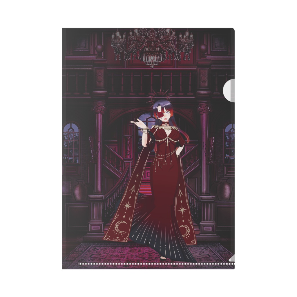 【夜魅 おちる】12月記念日グッズ-クリアファイル[1201]