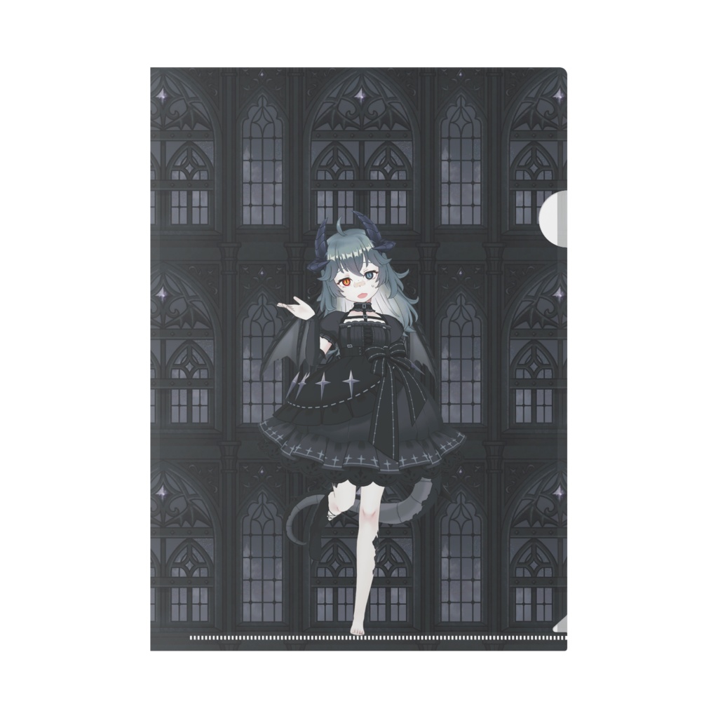 【夢楽 レイ】12月記念日グッズ-クリアファイル[1224]