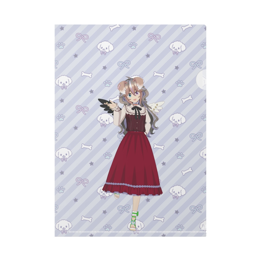 【天乃羽　恋絽萌】12月記念日グッズ-クリアファイル[1215]