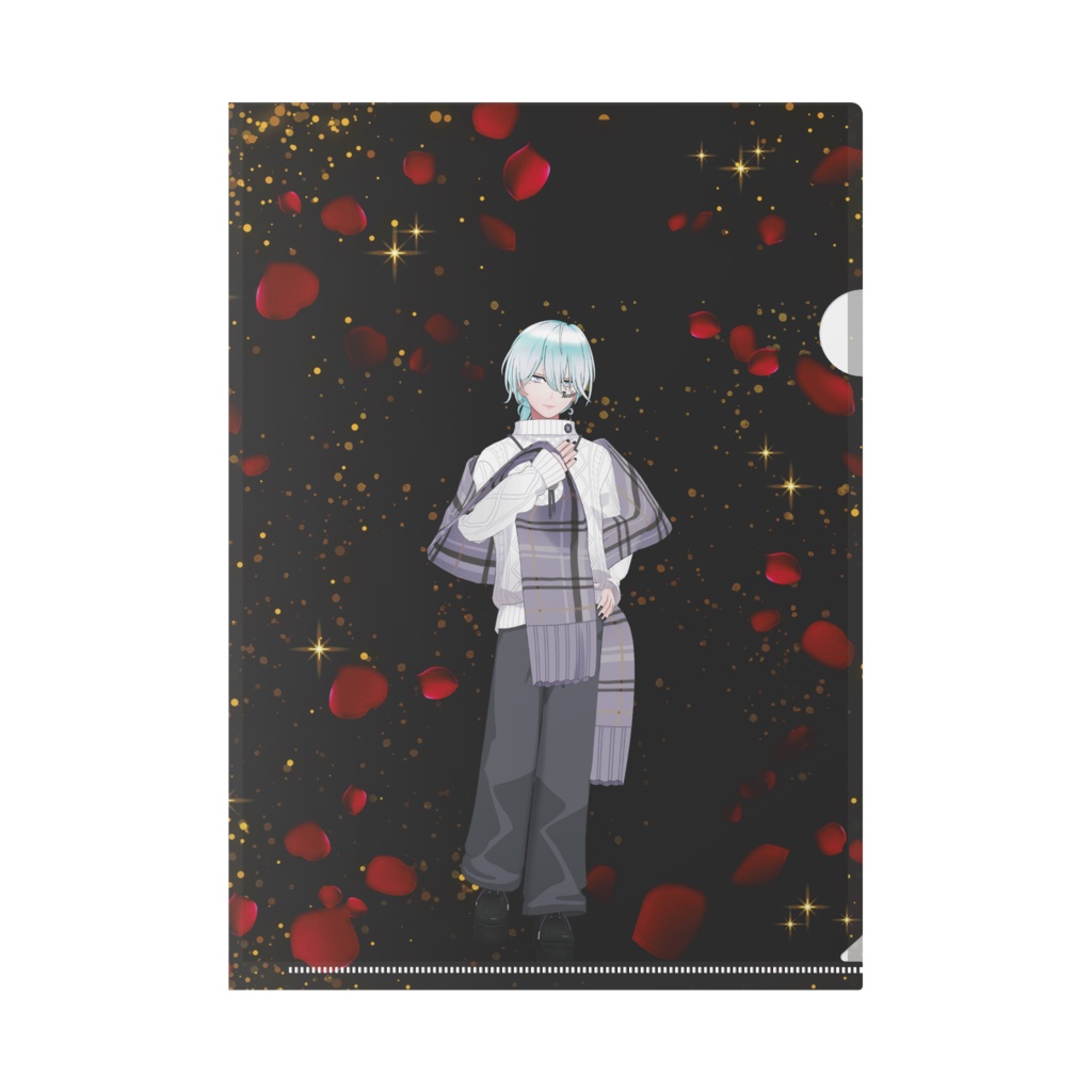 【如月りく】12月記念日グッズ-クリアファイル[1231]