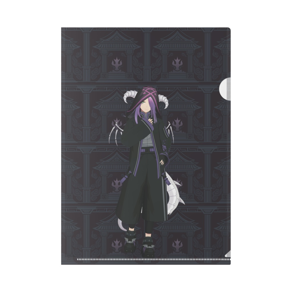 【妖崎 テル】12月記念日グッズ-クリアファイル[1214]