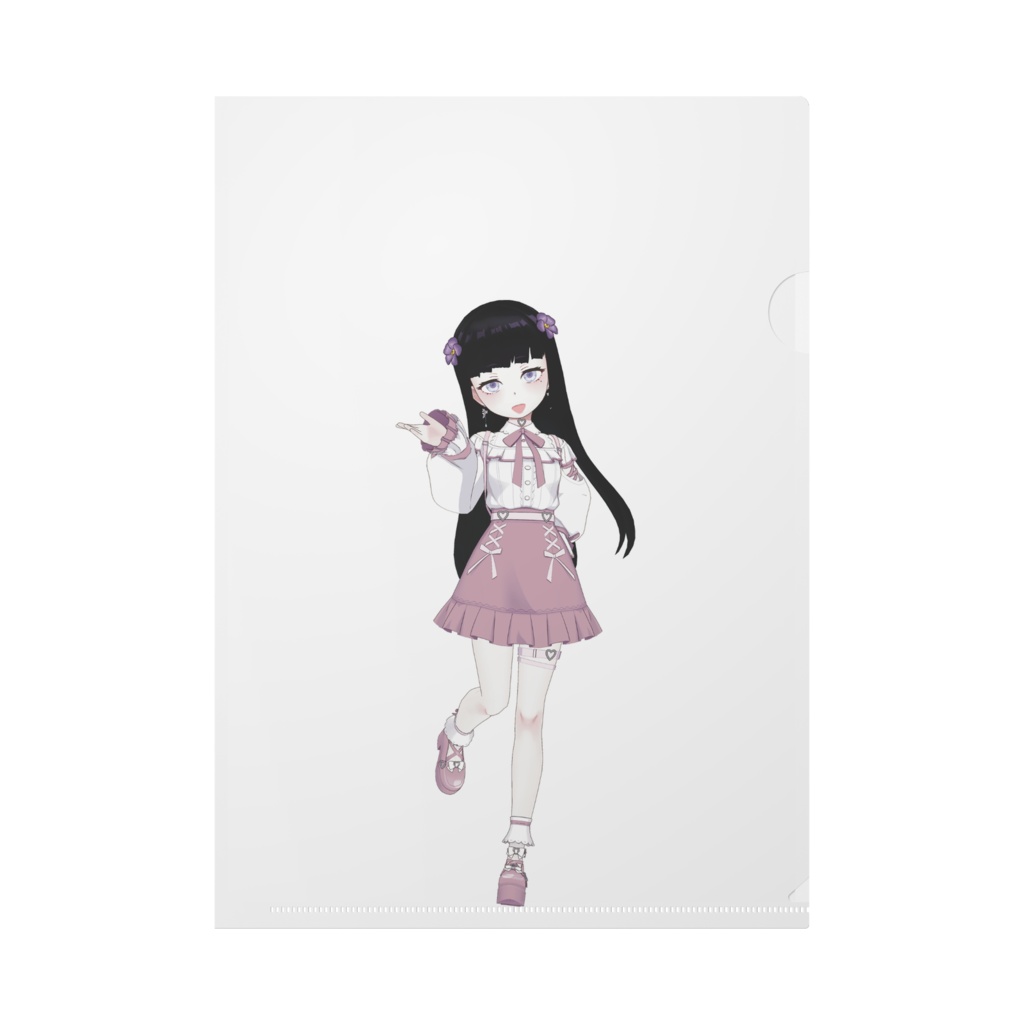 【御紫花 ゆ ゅ】12月記念日グッズ-クリアファイル[1225]