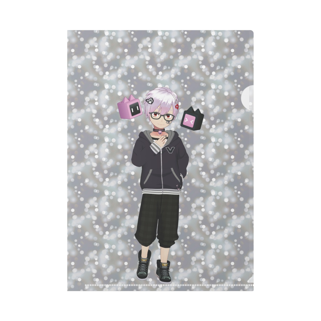 【御猫　逸希】12月記念日グッズ-クリアファイル[1202]