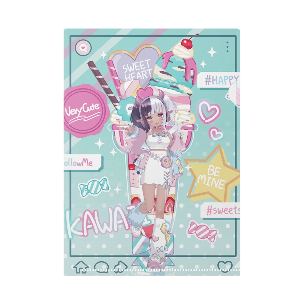 【新月セラ】12月記念日グッズ-クリアファイル[1231]