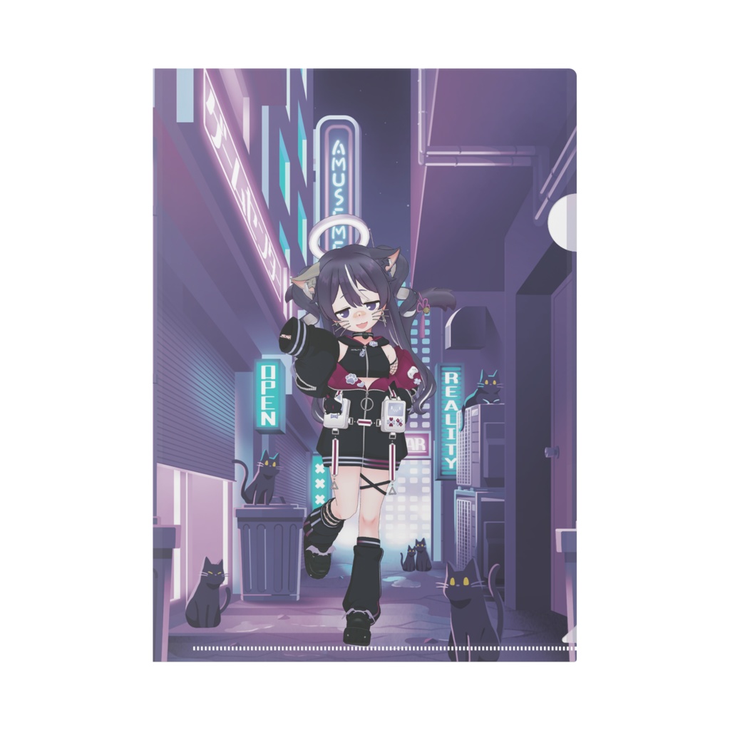 【昼風みぃ】12月記念日グッズ-クリアファイル[1215]