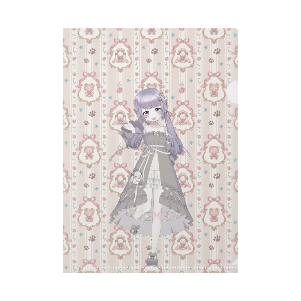 【月城海音だよぉ】12月記念日グッズ-クリアファイル[1218]