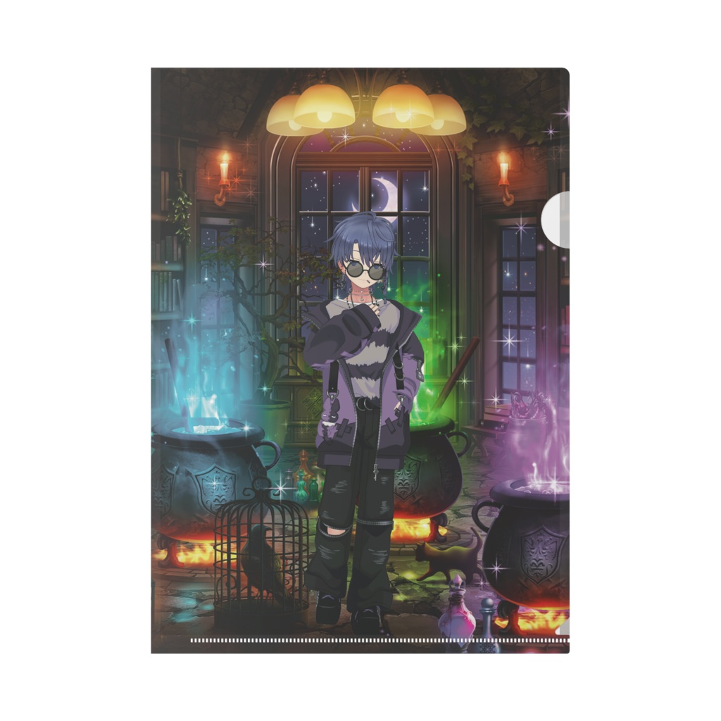 【月城 湊】12月記念日グッズ-クリアファイル[1208]