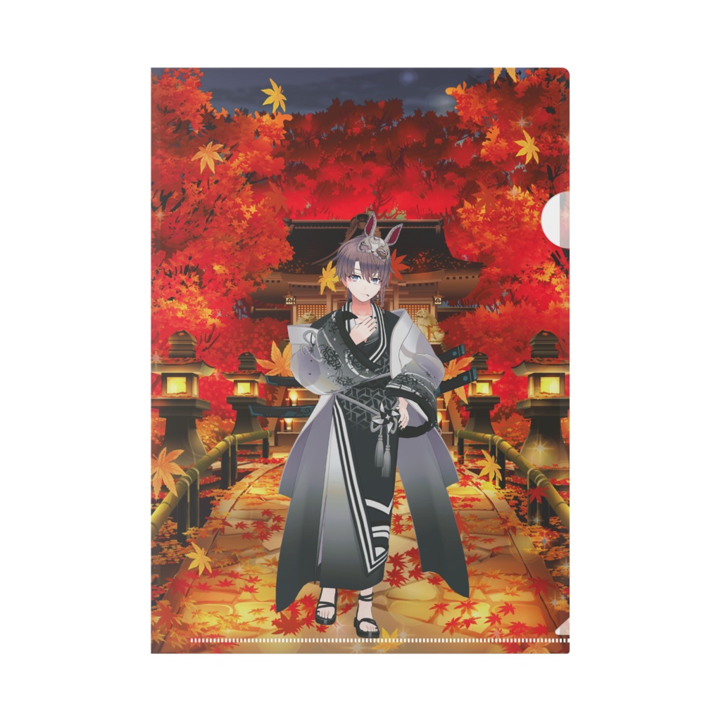 【月詠雫翼】12月記念日グッズ-クリアファイル[1218]