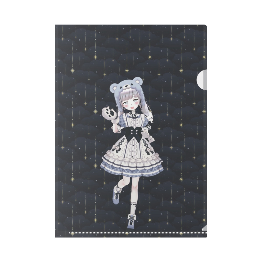 【桃空ねね】12月記念日グッズ-クリアファイル[1220]