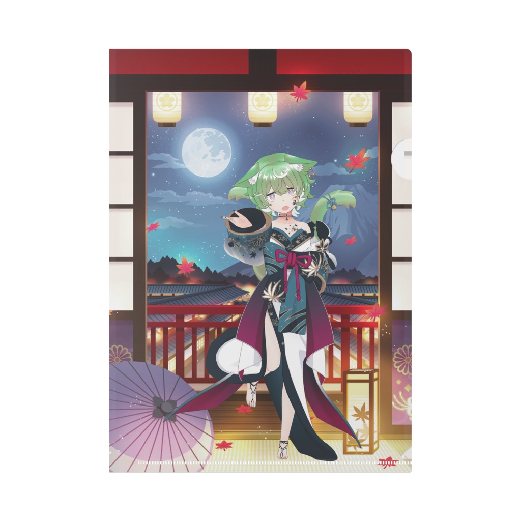 【桜神   音狐】12月記念日グッズ-クリアファイル[1212]