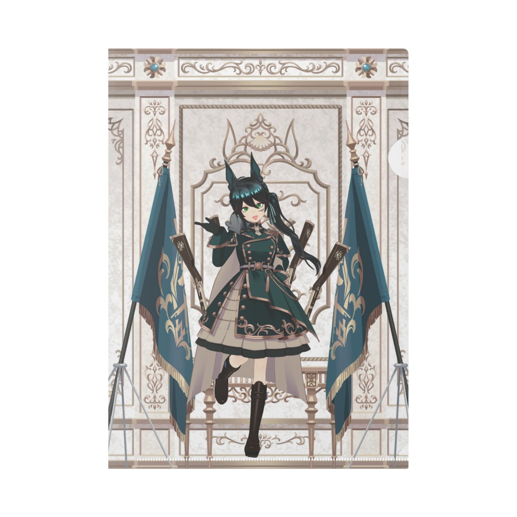 【橘花琉耶】12月記念日グッズ-クリアファイル[1224]