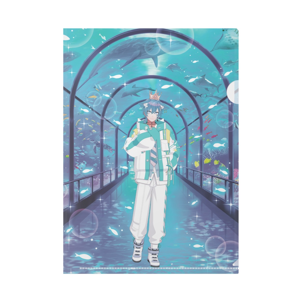 【水瀬アクア】12月記念日グッズ-クリアファイル[1224]