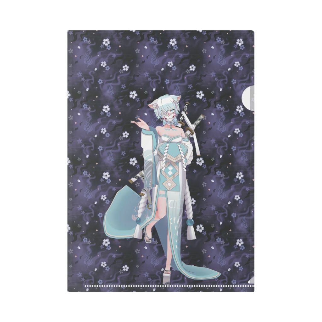 【氷華 嶺音】12月記念日グッズ-クリアファイル[1222]