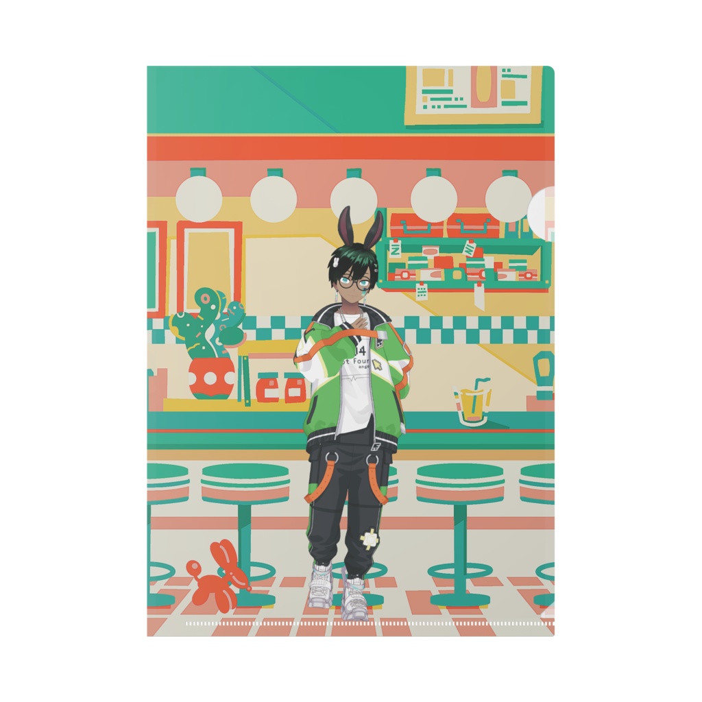 【源兎(ミナト)】12月記念日グッズ-クリアファイル[1201]