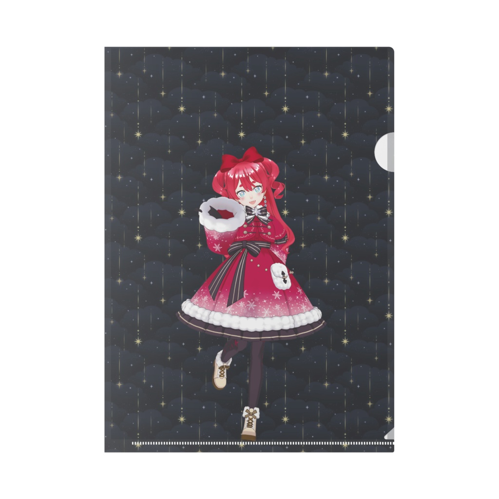 【猩々あんな】12月記念日グッズ-クリアファイル[1225]