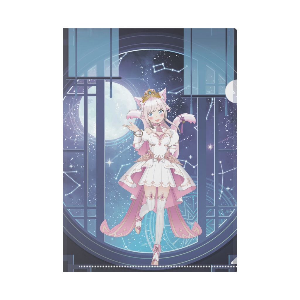 【猫乃ミーナ】12月記念日グッズ-クリアファイル[1202]