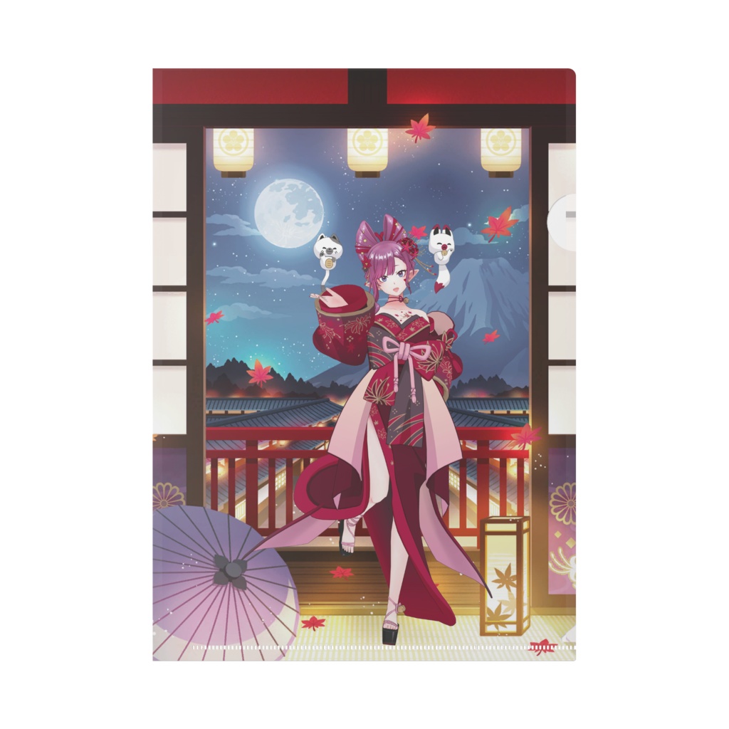 【猫宮にこ】12月記念日グッズ-クリアファイル[1225]