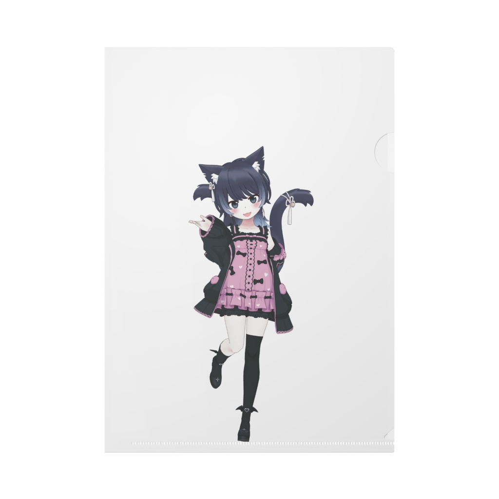 【猫羽 ゆめ】12月記念日グッズ-クリアファイル[1225]