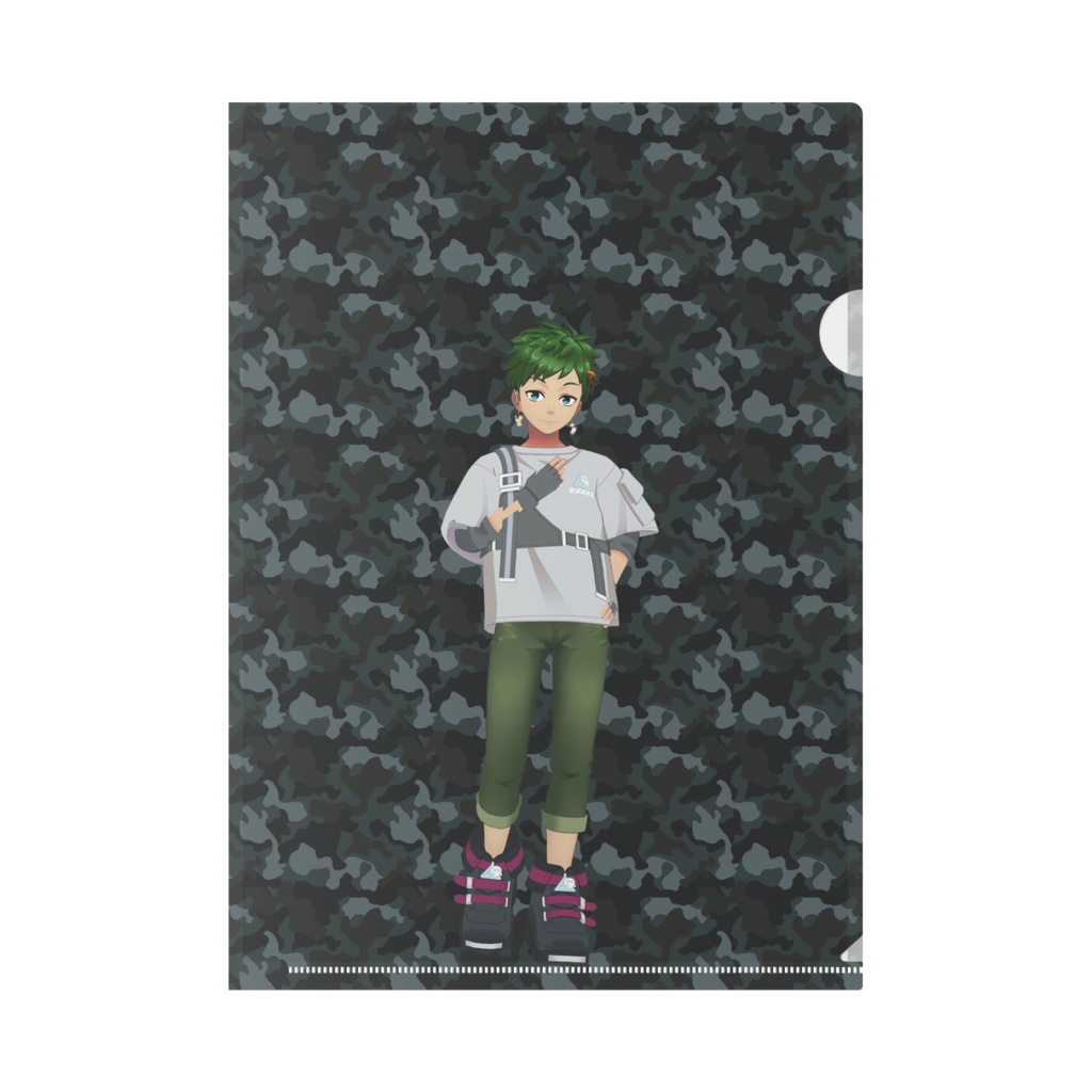 【獺辺 楓雅】12月記念日グッズ-クリアファイル[1227]