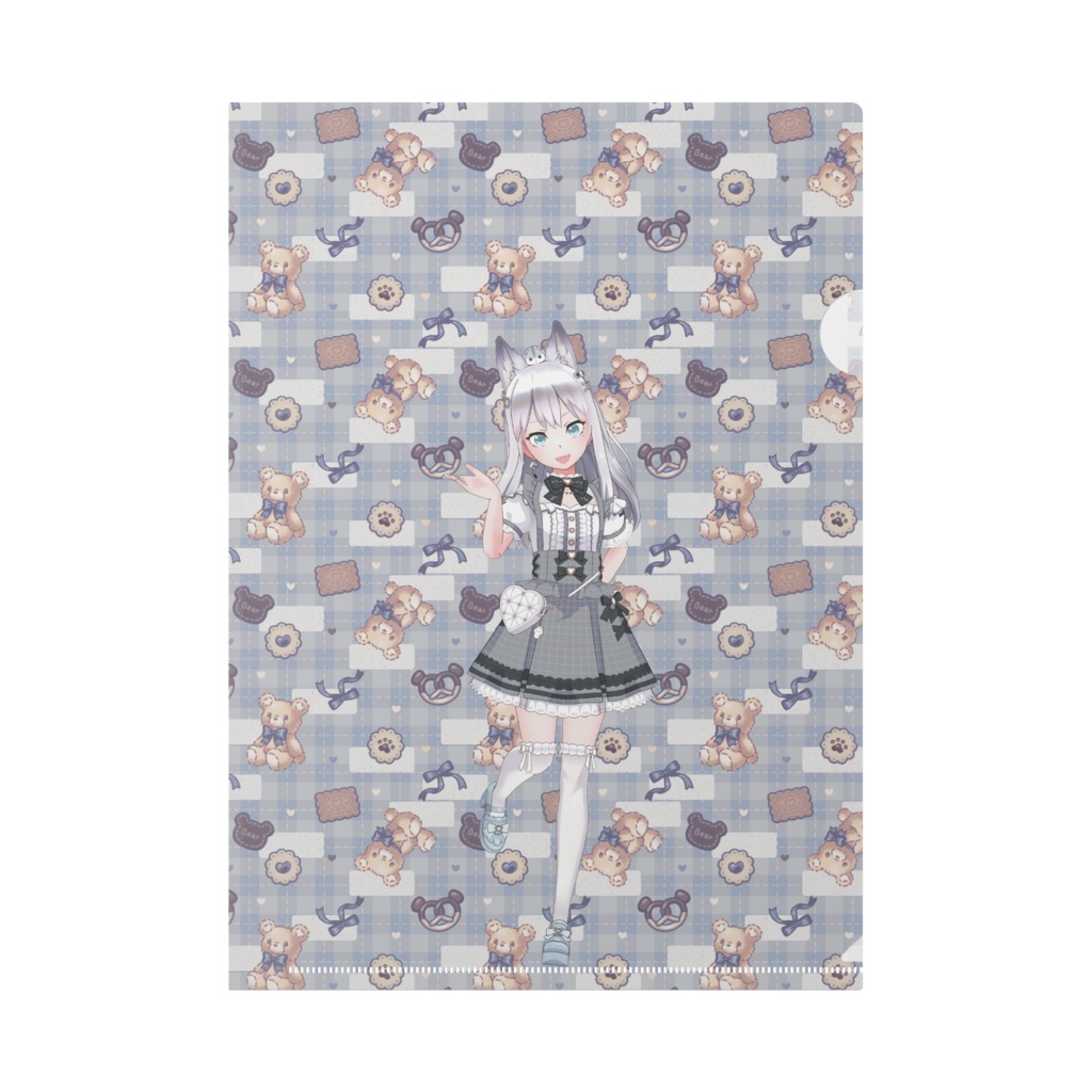 【珀月 白狐】12月記念日グッズ-クリアファイル[1212]