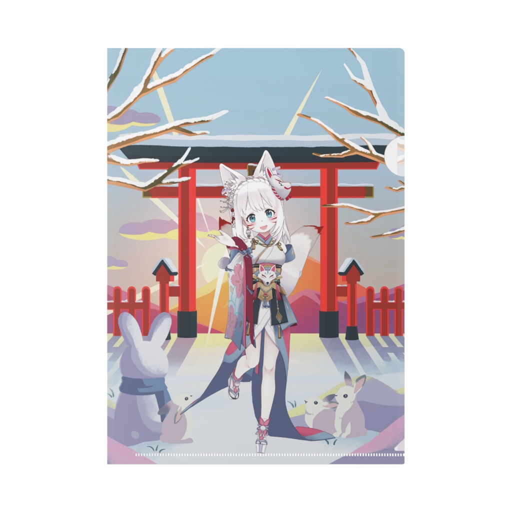 【琥珀ろこ】12月記念日グッズ-クリアファイル[1226]