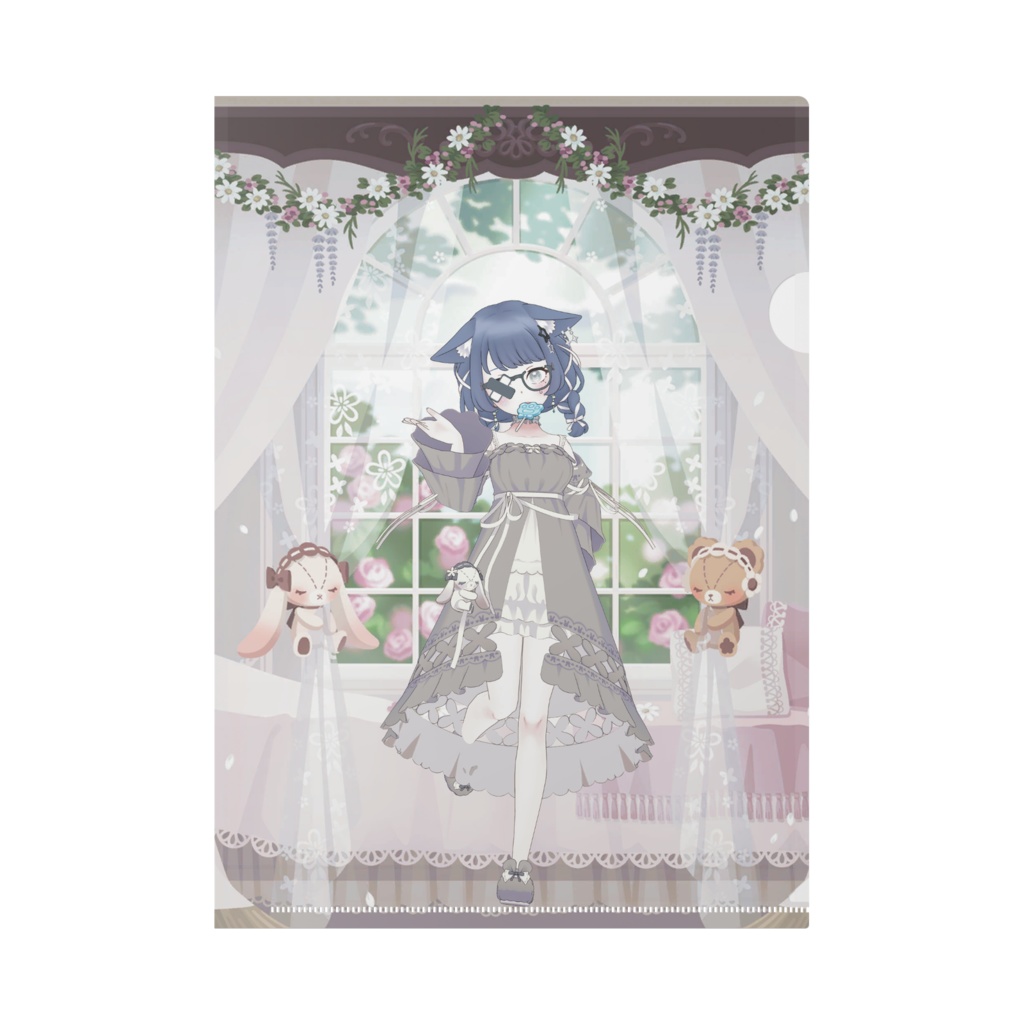 【甘雨りあ】12月記念日グッズ-クリアファイル[1225]