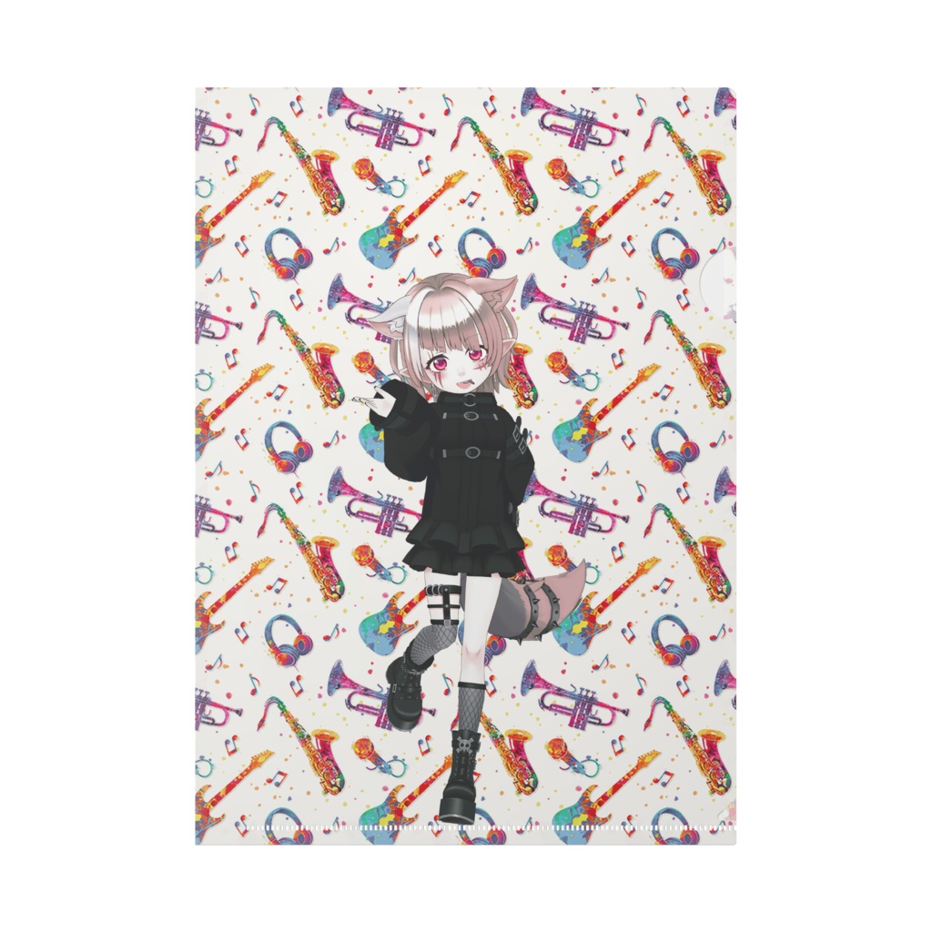 【癒兎】12月記念日グッズ-クリアファイル[1210]