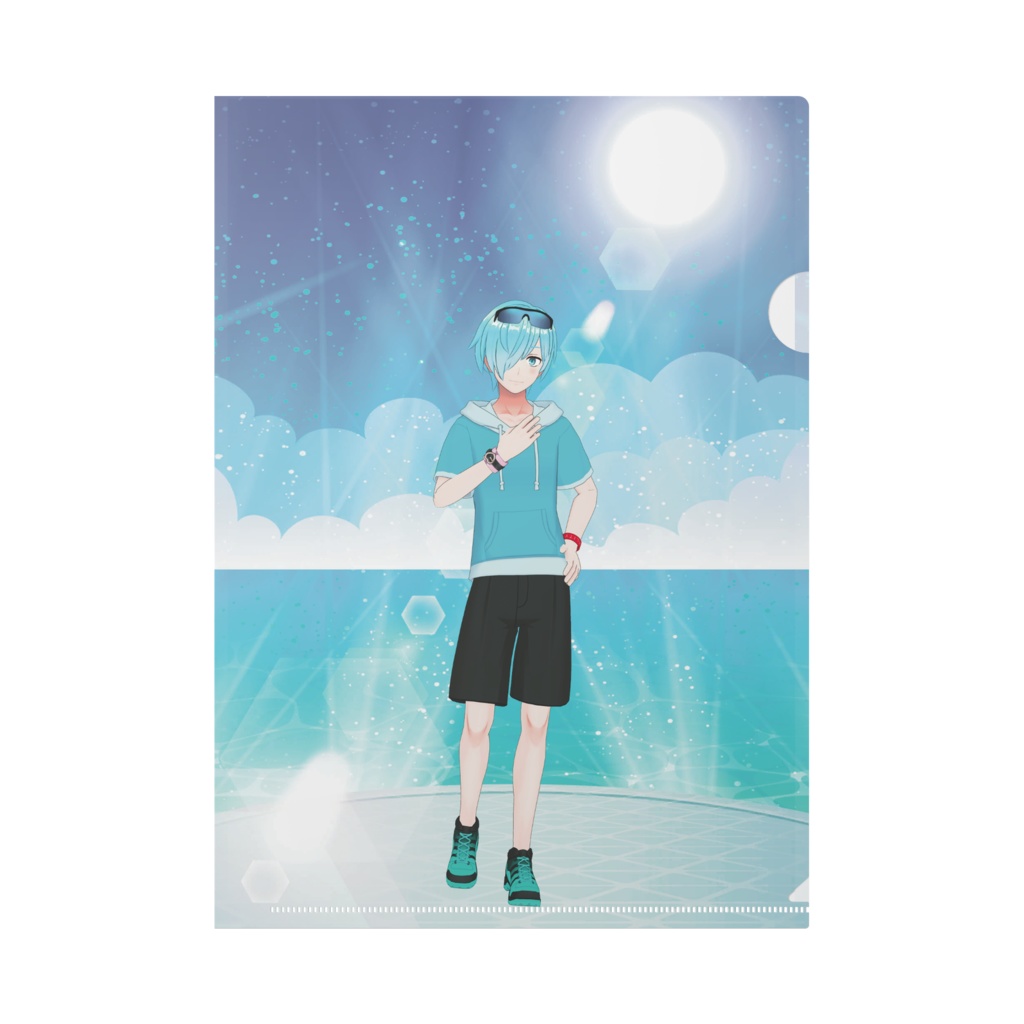 【白銀美月】12月記念日グッズ-クリアファイル[1207]