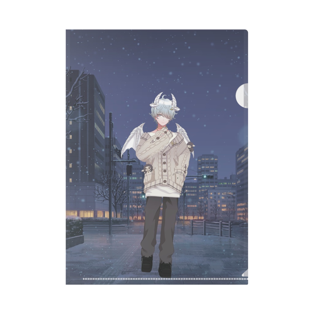 【白雪ネオ】12月記念日グッズ-クリアファイル[1224]
