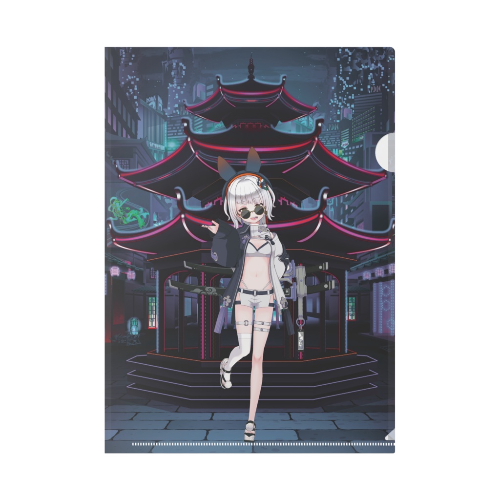 【眠夢ねね】12月記念日グッズ-クリアファイル[1202]