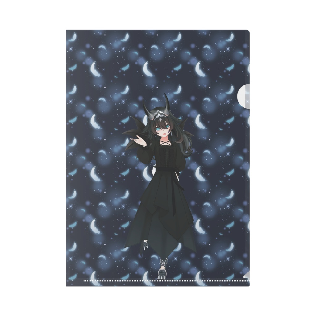 【眠姫 くろこ】12月記念日グッズ-クリアファイル[1229]