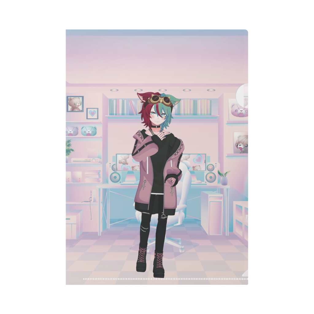 【矢颪 八雲】12月記念日グッズ-クリアファイル[1220]