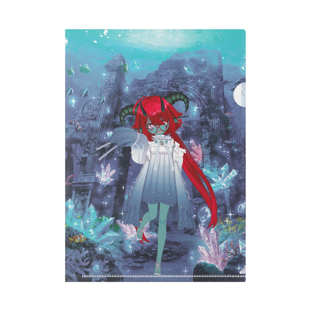 【神福ろっと】12月記念日グッズ-クリアファイル[1222]