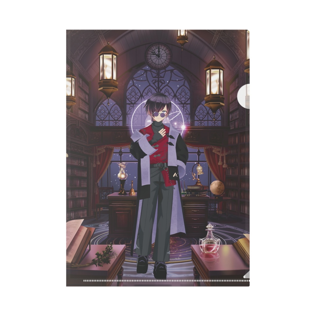 【福笑亭　ニコ】12月記念日グッズ-クリアファイル[1227]