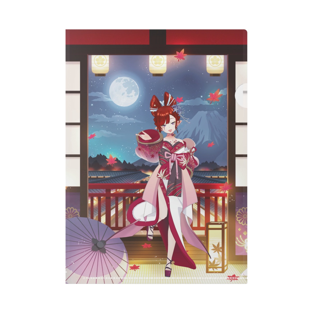 【竜胆リョウカ】12月記念日グッズ-クリアファイル[1214]