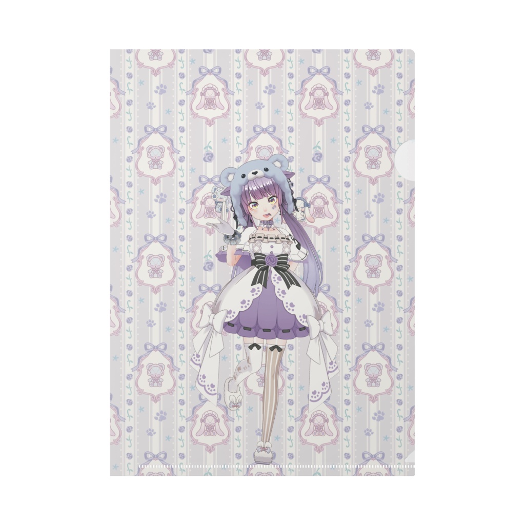【紫月クロエ】12月記念日グッズ-クリアファイル[1205]
