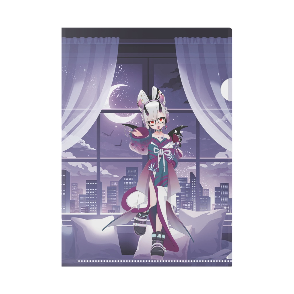 【紫咲梓蛇】12月記念日グッズ-クリアファイル[1214]