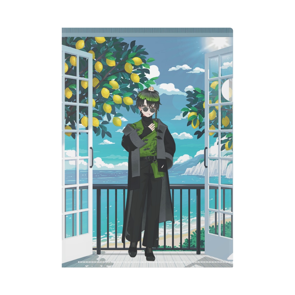 【緑川ワサビ】12月記念日グッズ-クリアファイル[1215]